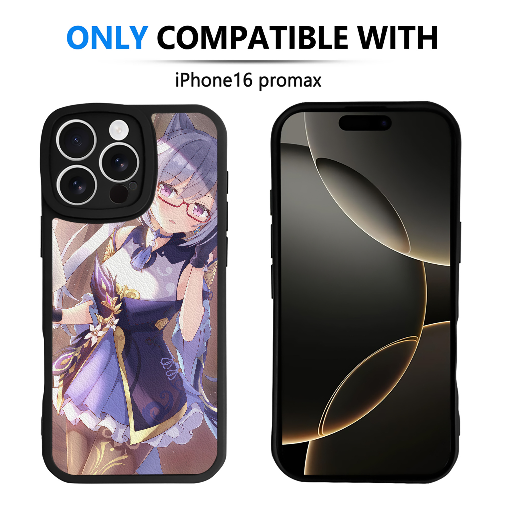 げんし神 genshin 【iPhone 16シリーズ対応】シリコンスマホケース（レザー調） 材質：シリコン